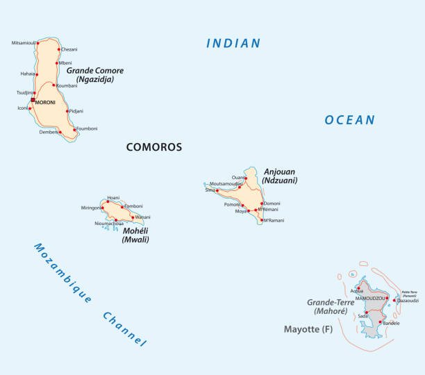 Carte des Comores